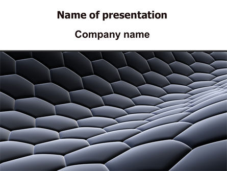 Modèle PowerPoint de surface cellulaire abstraite, Gratuit Modele PowerPoint, 06048, Abstrait / Textures — PoweredTemplate.com