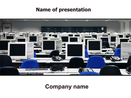Modelo do PowerPoint - centro de suporte ao cliente, Grátis Modelo do PowerPoint, 06052, Carreiras/Indústria — PoweredTemplate.com