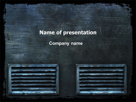 Ventilation Grills Free PowerPoint Template, PowerPoint Template, 06103, Careers/Industry — PoweredTemplate.com