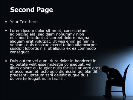 Mourning PowerPoint Template, Slide 2, 06116, People — PoweredTemplate.com