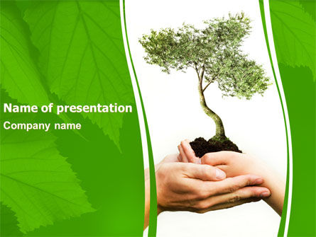 Modèle PowerPoint de croissance, Gratuit Modele PowerPoint, 06130, Nature / Environnement — PoweredTemplate.com