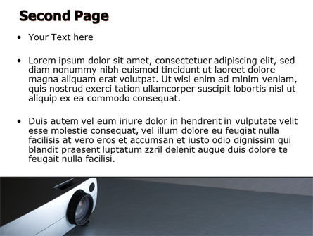 Modello PowerPoint - Videoproiettore, Slide 2, 06139, Carriere/Industria — PoweredTemplate.com