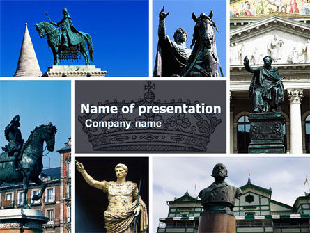 Kings PowerPoint Template, 06151, Education & Training — PoweredTemplate.com