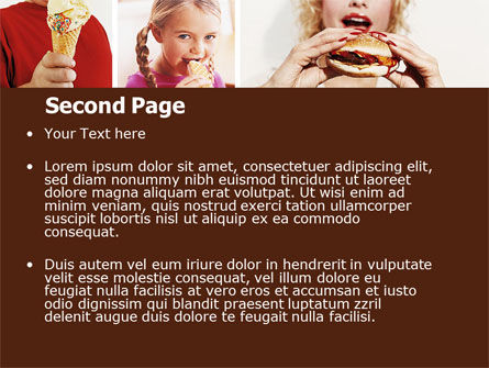 Süße snacks PowerPoint Vorlage, Folie 2, 06170, Medizin — PoweredTemplate.com