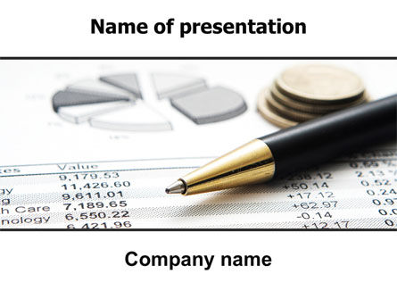 预算PowerPoint模板, 免费 PowerPoint模板, 06201, 财务/会计 — PoweredTemplate.com