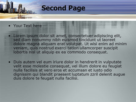 Modèle PowerPoint de plage de la ville, Diapositive 2, 06204, Construction — PoweredTemplate.com