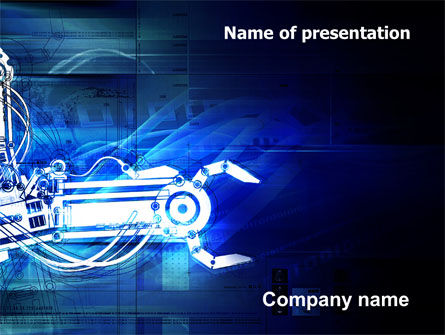Modèle PowerPoint de artificial hand, Modele PowerPoint, 06211, Sciences / Technologie — PoweredTemplate.com