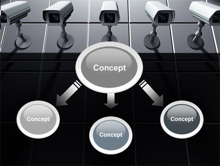 monitoring camera powerpoint template, backgrounds | 06226 monitoring camera powerpoint template, backgrounds | 06226, Presentation templates