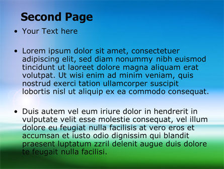 Abstract Blur PowerPoint Template, Slide 2, 06231, Abstract/Textures — PoweredTemplate.com