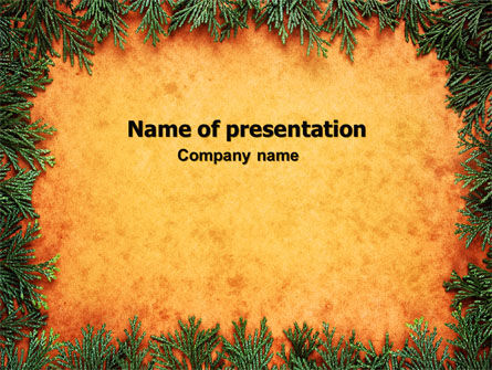 绿色植物模式PowerPoint模板, 免费 PowerPoint模板, 06234, 抽象/纹理 — PoweredTemplate.com