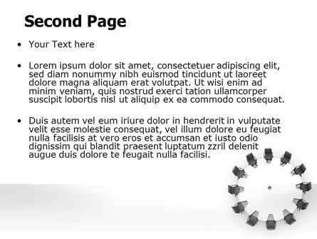 Modello PowerPoint - Tavola rotonda, Slide 2, 06251, Lavoro — PoweredTemplate.com