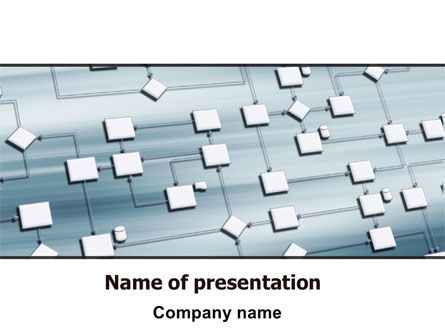 Plantilla de PowerPoint - diagrama de lógica, Gratis Plantilla de PowerPoint, 06254, Tecnología y ciencia — PoweredTemplate.com