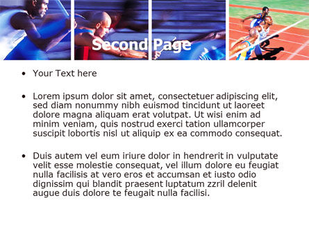 Modèle PowerPoint de athlète, Diapositive 2, 06260, Sport — PoweredTemplate.com