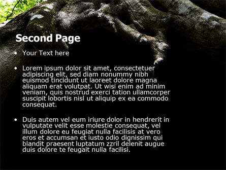 Plantilla de PowerPoint - raíz del arbol, Diapositiva 2, 06268, Naturaleza y medio ambiente — PoweredTemplate.com