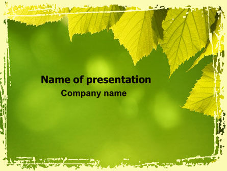 Modèle PowerPoint gratuit de début de l'automne, Gratuit Modele PowerPoint, 06276, Nature / Environnement — PoweredTemplate.com
