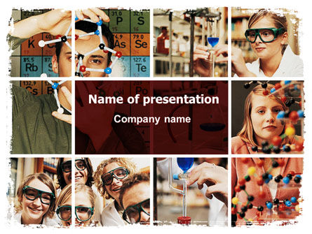 Chemistry Lesson PowerPoint Template, Free PowerPoint Template, 06292, Education & Training — PoweredTemplate.com