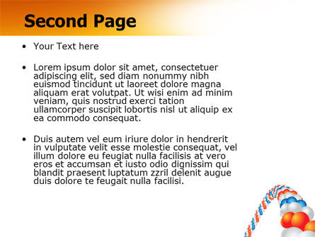 Modello PowerPoint - Holiday balloons, Slide 2, 06295, Vacanze/Occasioni Speciali — PoweredTemplate.com