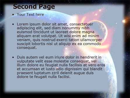Modèle PowerPoint de big bang, Diapositive 2, 06306, Nature / Environnement — PoweredTemplate.com