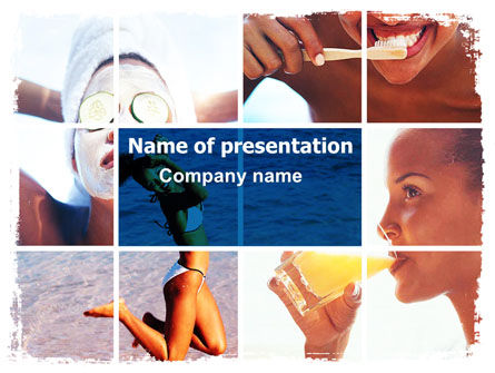 健康生活PowerPoint模板, 免费 PowerPoint模板, 06315, 人们 — PoweredTemplate.com