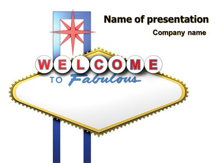 Welcoming Billboard PowerPoint Template, Free PowerPoint Template, 06333, Careers/Industry — PoweredTemplate.com