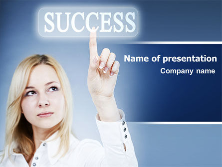 Reaching for Success PowerPoint Template, Free PowerPoint Template, 06351, Business Concepts — PoweredTemplate.com