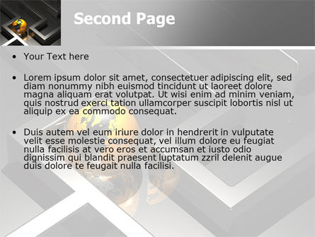 Aarde In Labyrint PowerPoint Template, Dia 2, 06357, Advisering — PoweredTemplate.com