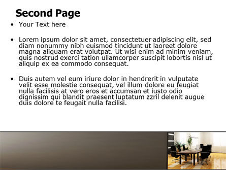 Modello PowerPoint - Sala conferenze dell'azienda, Slide 2, 06386, Lavoro — PoweredTemplate.com