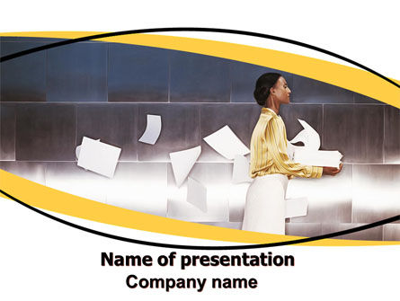 文员工作PowerPoint模板, 免费 PowerPoint模板, 06405, 商业概念 — PoweredTemplate.com