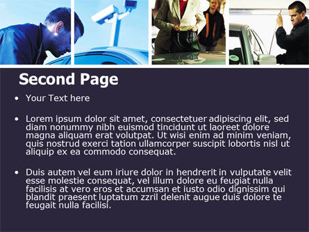 Modèle PowerPoint de crime automobile, Diapositive 2, 06408, Légal — PoweredTemplate.com
