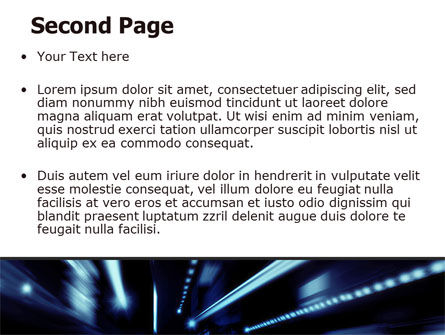 Modello PowerPoint - Notte blu, Slide 2, 06412, Macchine e Trasporti — PoweredTemplate.com