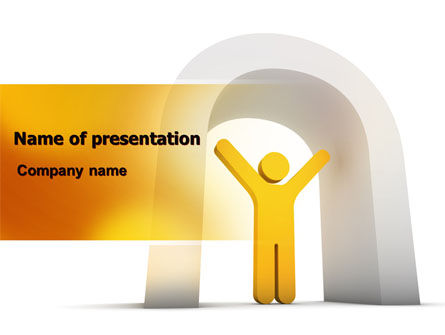 Triomf PowerPoint Template, Gratis PowerPoint-sjabloon, 06416, Advisering — PoweredTemplate.com