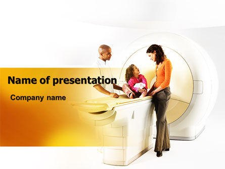 Tomography Exam PowerPoint Template, 06447, Medical — PoweredTemplate.com