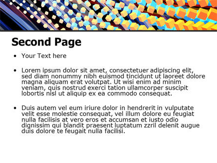 Plantilla de PowerPoint - desfragmentación abstracta, Diapositiva 2, 06461, Abstracto / Texturas — PoweredTemplate.com