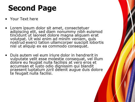 Modello PowerPoint - Cavi, Slide 2, 06465, Telecomunicazioni — PoweredTemplate.com