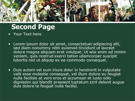 Modèle PowerPoint de vitrine de la jungle, Diapositive 2, 06471, Education & Training — PoweredTemplate.com