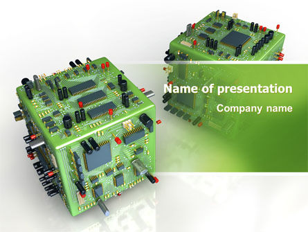 Modelo do PowerPoint - hardware, Grátis Modelo do PowerPoint, 06474, Tecnologia e Ciência — PoweredTemplate.com