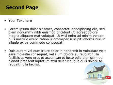 Modèle PowerPoint de vente de biens immobiliers, Diapositive 2, 06479, Carrière / Industrie — PoweredTemplate.com
