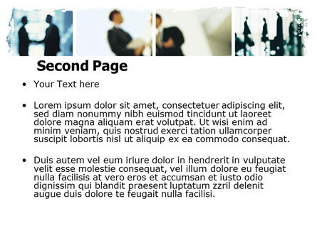 Plantilla de PowerPoint - contactos personales de negocios, Diapositiva 2, 06507, Negocios — PoweredTemplate.com