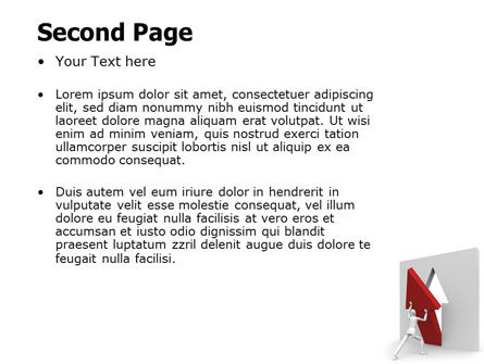 Modello PowerPoint - Freccia in aumento, Slide 2, 06512, Consulenze — PoweredTemplate.com