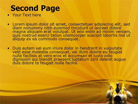 Modèle PowerPoint de quilles tombés, Diapositive 2, 06514, Concepts commerciaux — PoweredTemplate.com