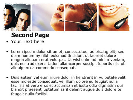 Hands Telefoon PowerPoint Template, Dia 2, 06554, Carrière/Industrie — PoweredTemplate.com