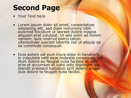 Modello PowerPoint - Turbinii gialle, Slide 2, 06558, Astratto/Texture — PoweredTemplate.com