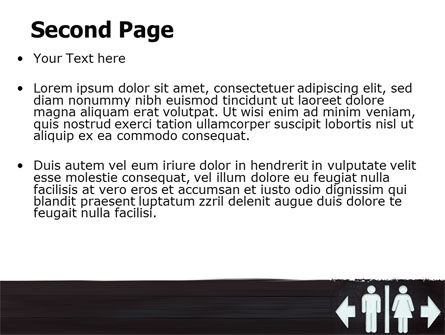 性差 - PowerPointテンプレート, スライド 2, 06561, コンサルティング — PoweredTemplate.com