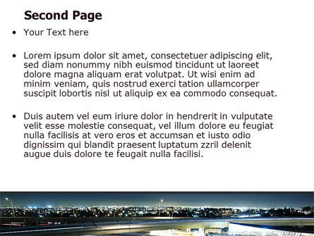 Modèle PowerPoint de jonction sur l'autoroute, Diapositive 2, 06566, Construction — PoweredTemplate.com