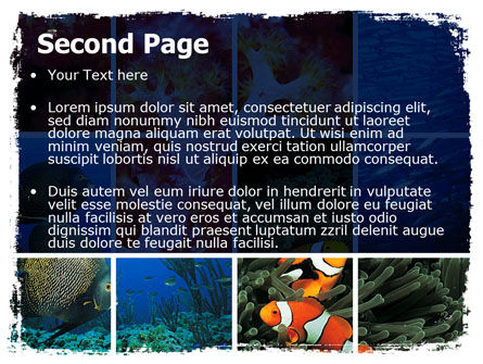 海洋生活PowerPoint模板, 幻灯片 2, 06578, 自然与环境 — PoweredTemplate.com