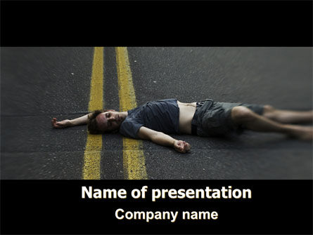 Hit and Run PowerPoint Template, Free PowerPoint Template, 06586, Cars and Transportation — PoweredTemplate.com