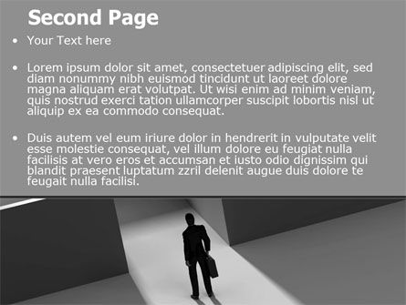 Templat PowerPoint Pintu Masuk Labirin, Slide 2, 06641, Bisnis — PoweredTemplate.com