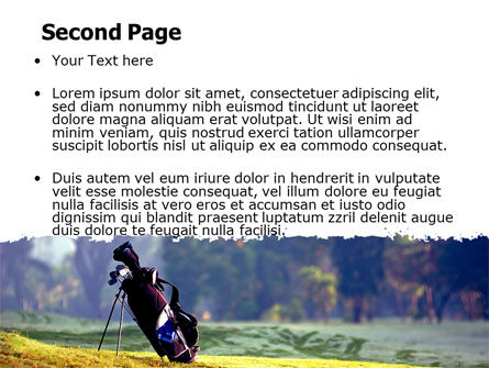 Modello PowerPoint - Campo di golf, Slide 2, 06689, Sport — PoweredTemplate.com