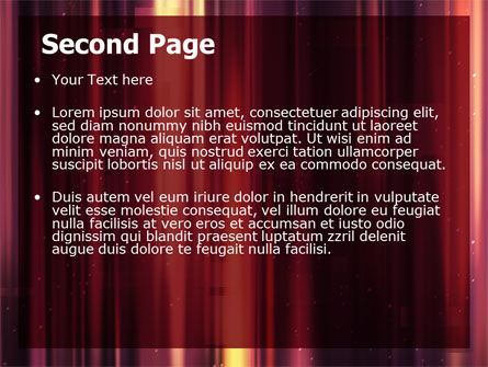 Modello PowerPoint - Crimson pieghe astratto, Slide 2, 06722, Astratto/Texture — PoweredTemplate.com