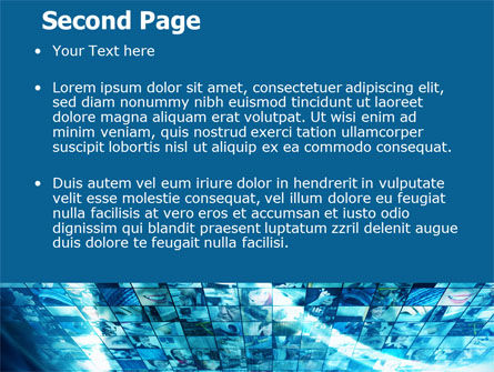 Stock foto fließen PowerPoint Vorlage, Folie 2, 06728, Telekommunikation — PoweredTemplate.com